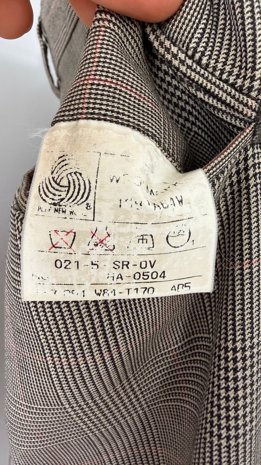 제이프레스 글렌체크 그레이 울 슬랙스 상품이미지8