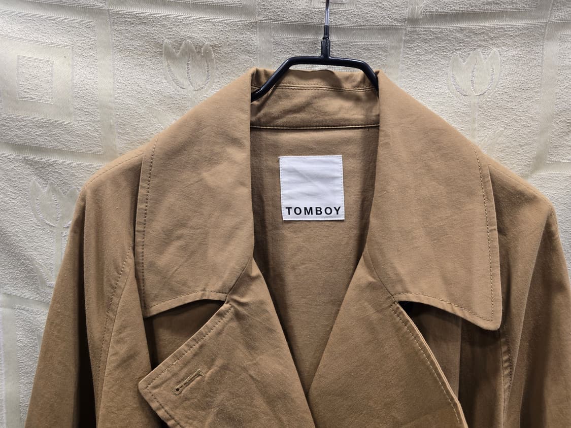 톰보이 TOMBOY 베이지 트렌치 코트 프리사이즈 상품이미지2