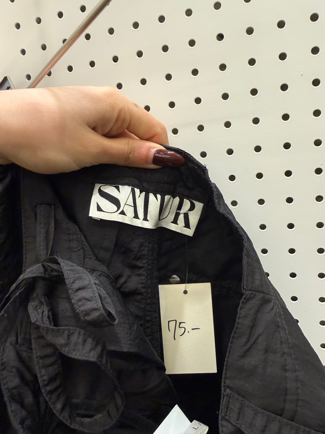 세터 와이드 나일론 셔링 카고 팬츠 U1515 상품이미지5