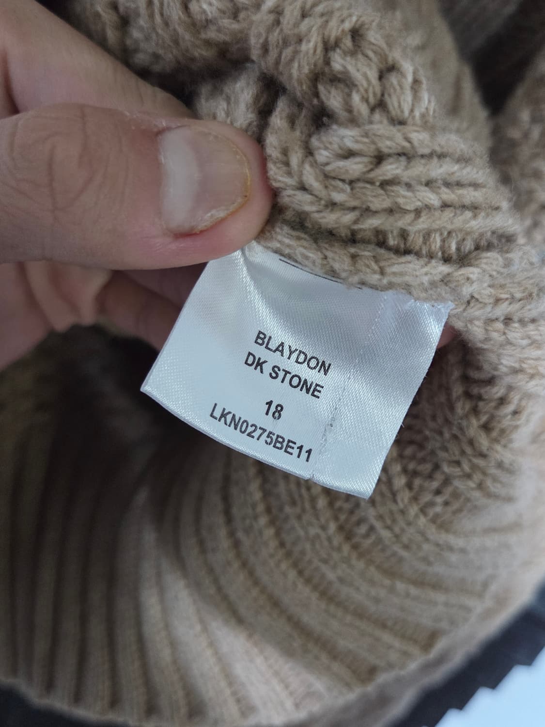 [바버] 블레이던 램스울 케이블 니트 | 00193 상품이미지4