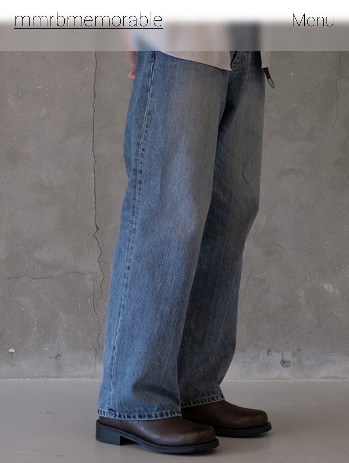 [260] mmrb 메모러블 크랙 레더부츠 브라운 상품이미지5