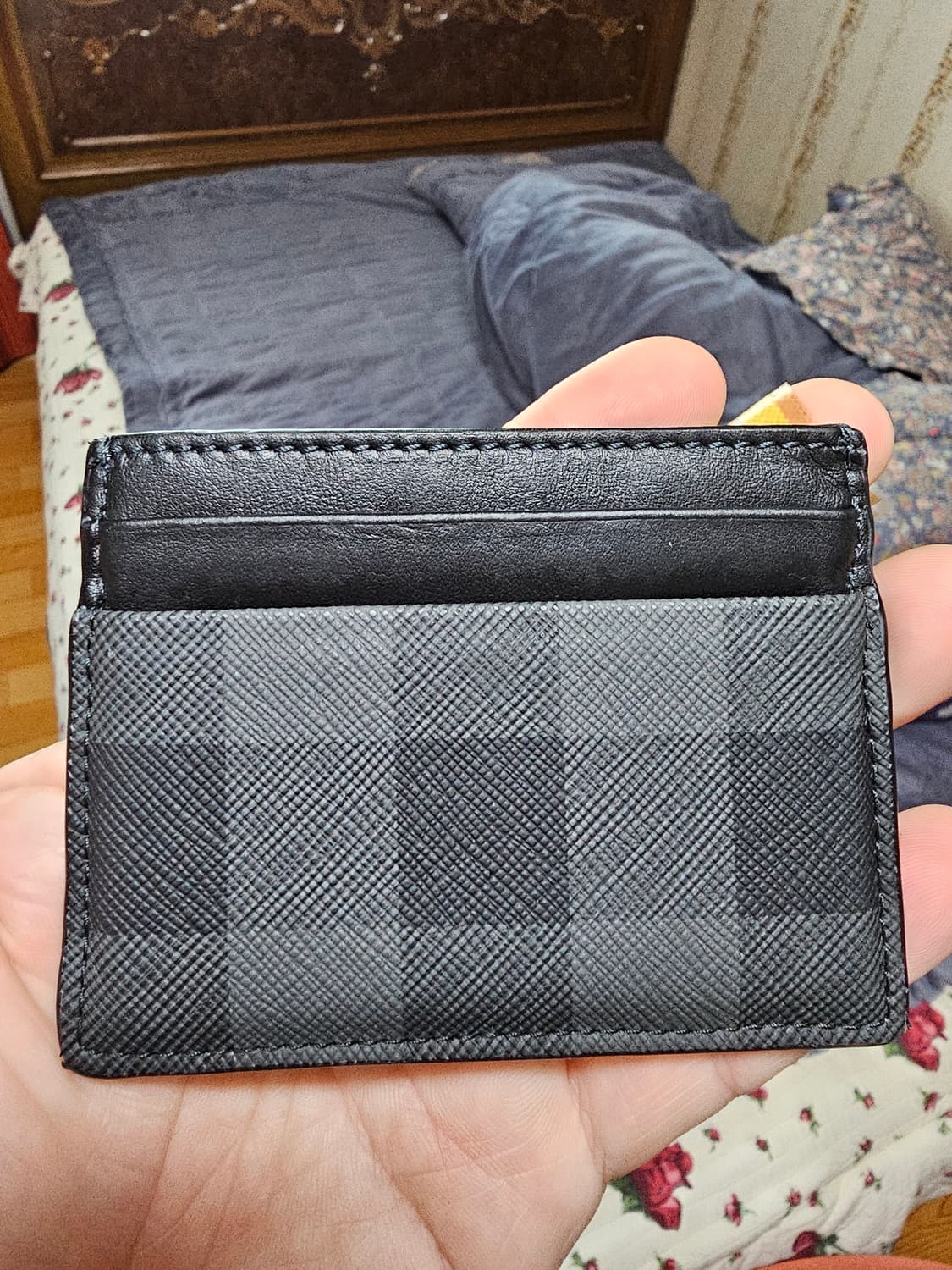 (정품) 신상 버버리 체크 카드지갑/남녀공용/차콜색상/개인  상품이미지2