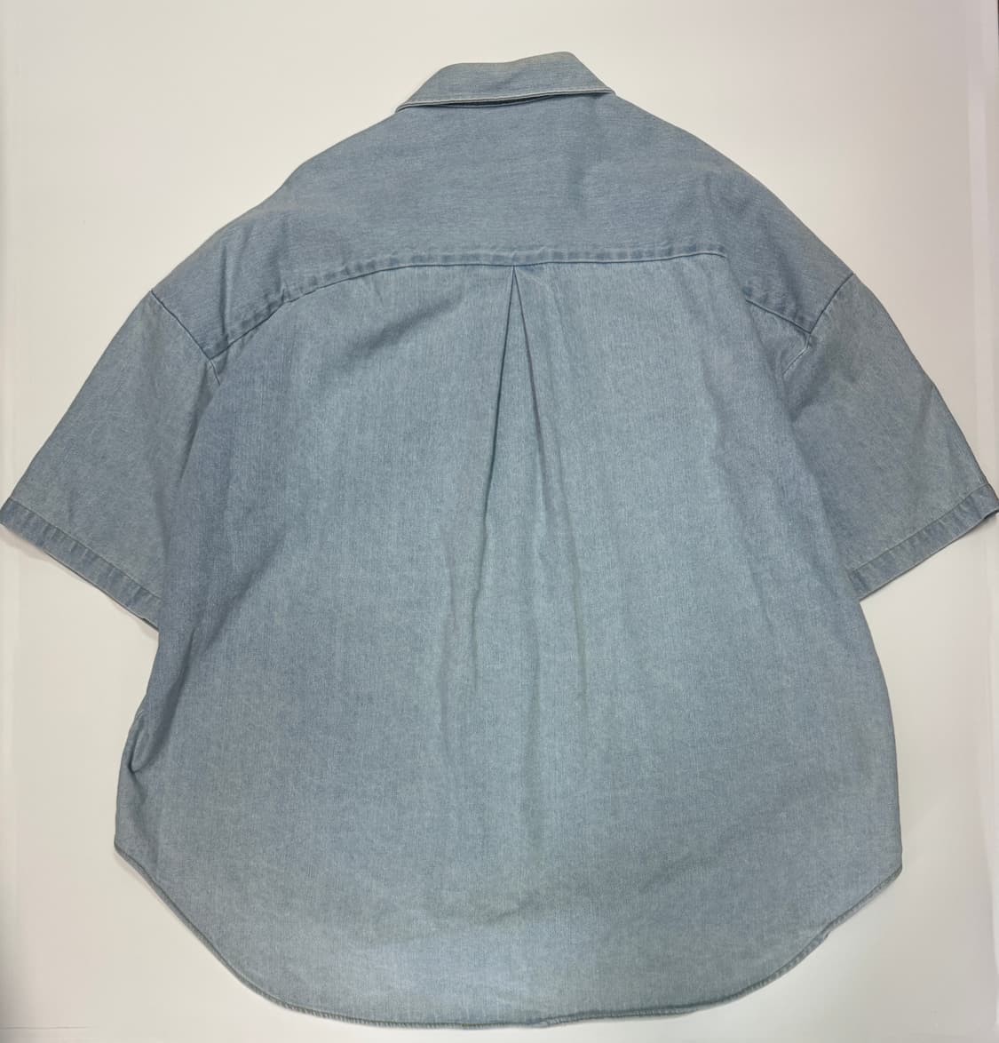 빈티지 연청 데님 오버핏 셔츠 자켓 2XL 상품이미지2