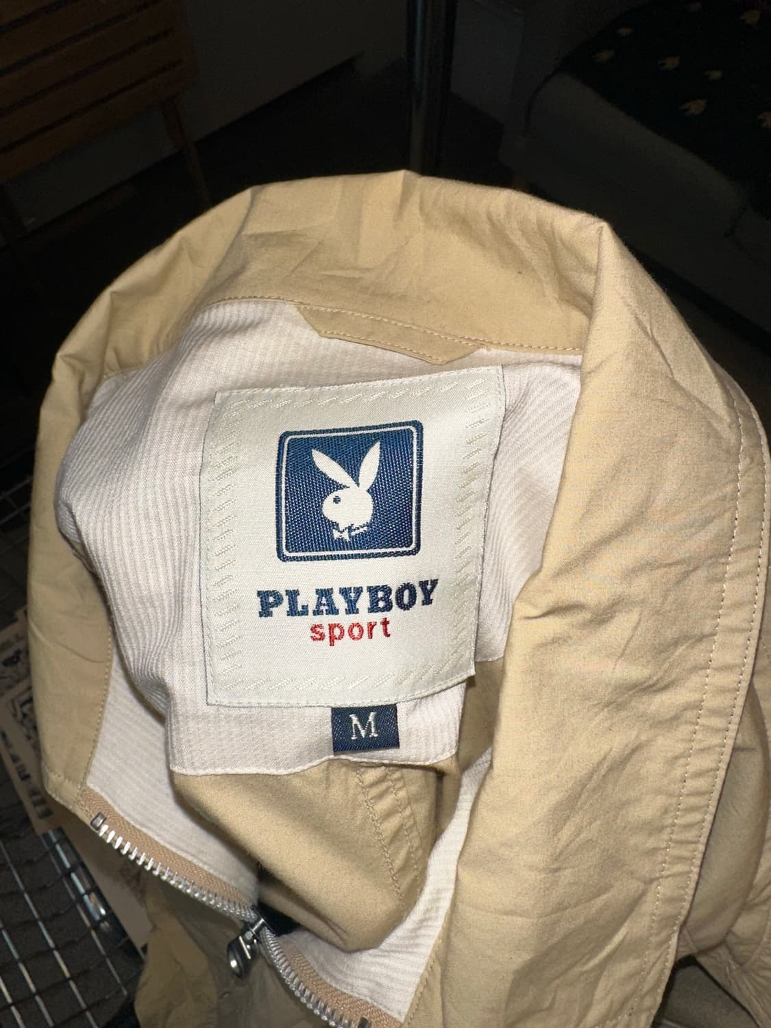 90‘s Playboy Sport line logo boomber JK 상품이미지10
