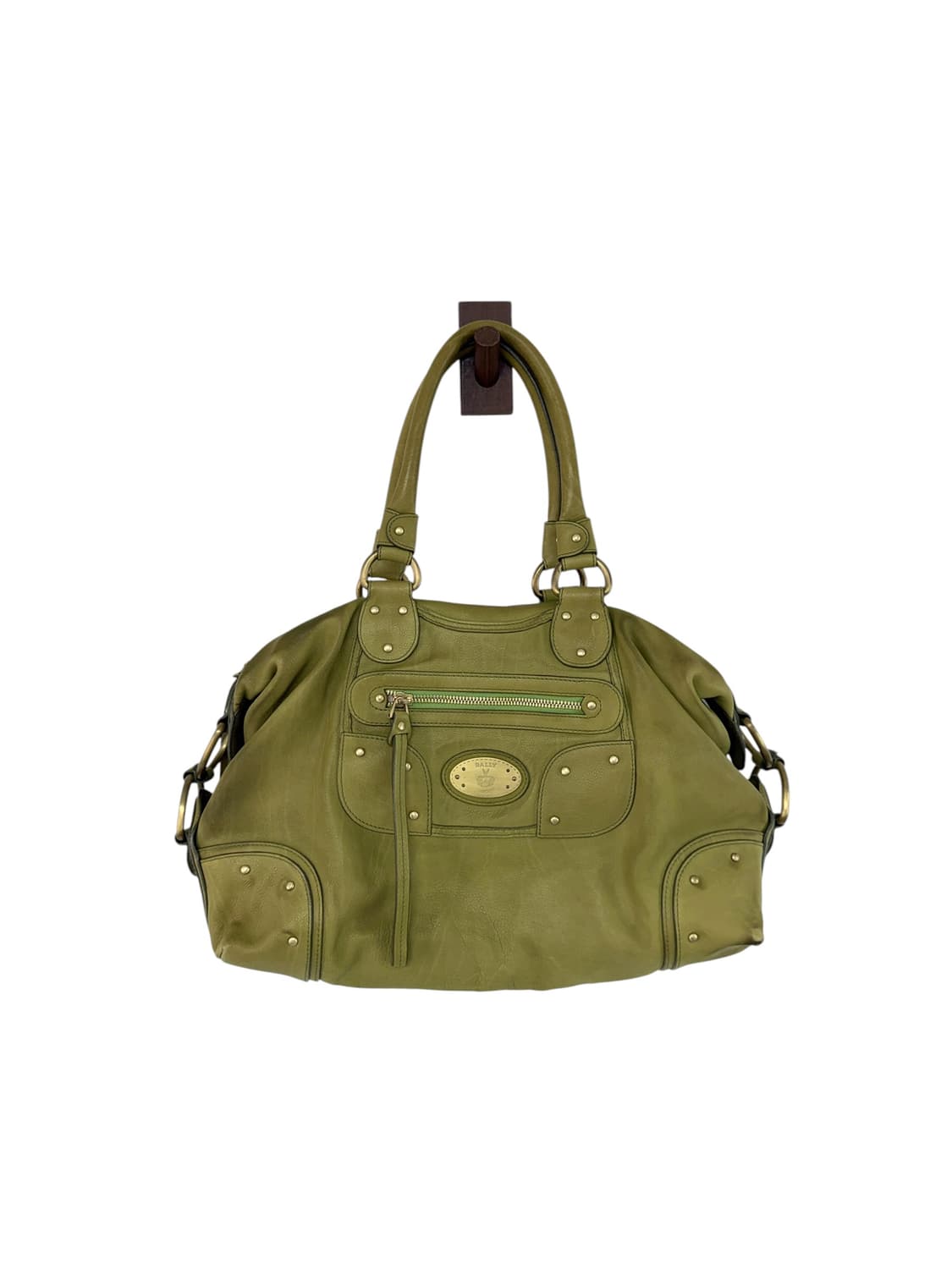 Bally 그린 레더 숄더백 상품이미지1