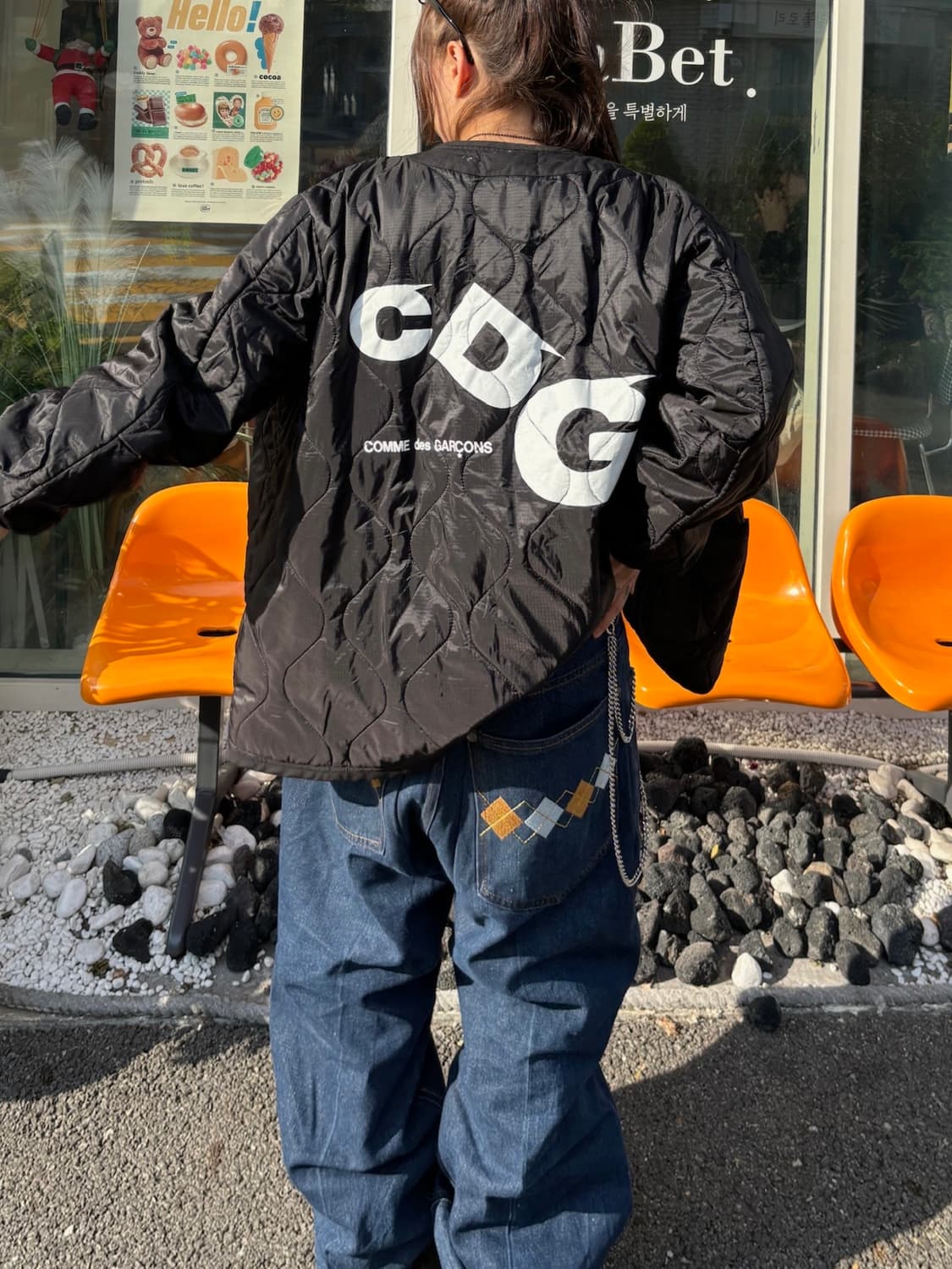 CDG x Alpha Industries 경량패딩 라이너 자켓 상품이미지6