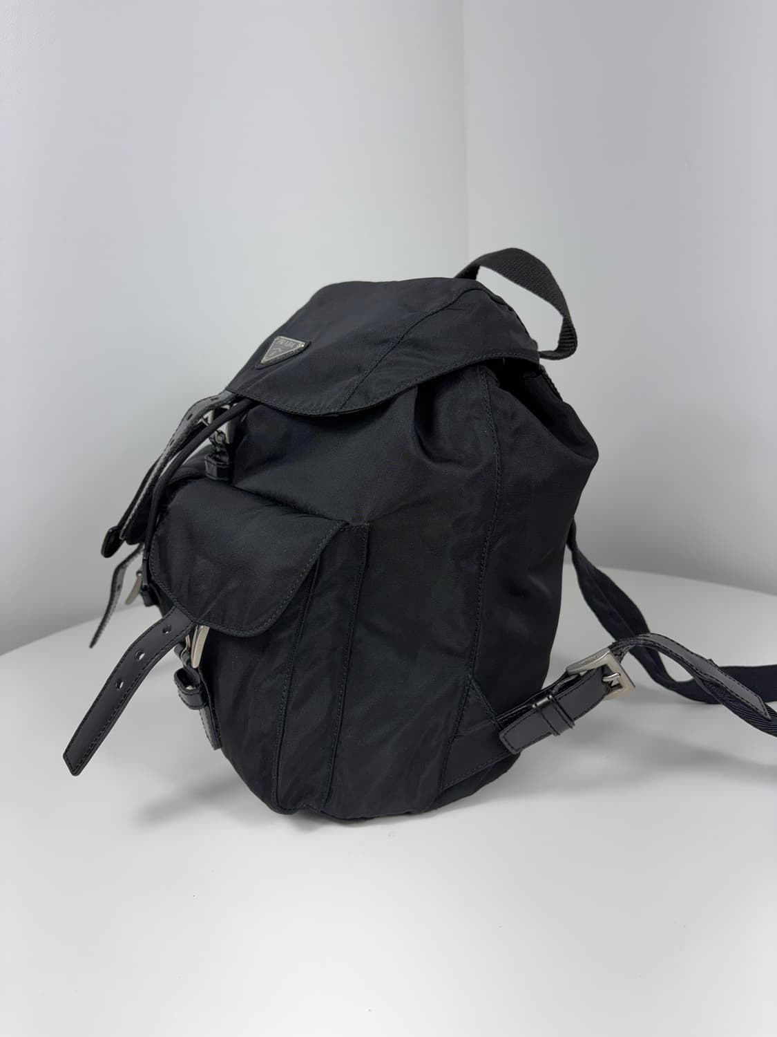 프라다 나일론 투포켓 스몰 백팩 상품이미지3