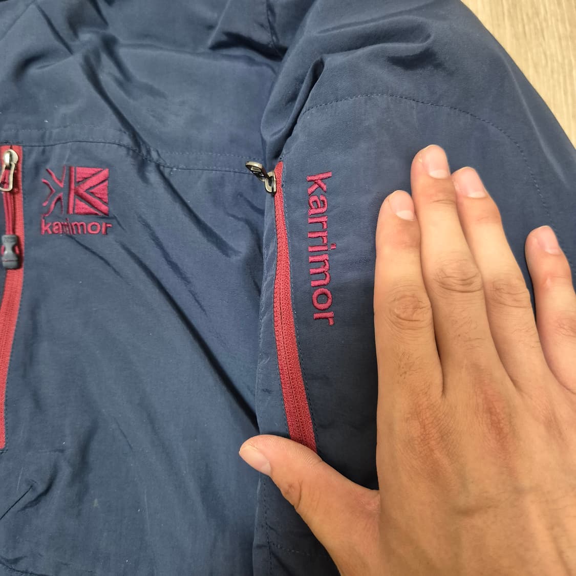 카리모어 아웃도어 사이드와펜 후드 패딩 구스다운자켓 상품이미지5