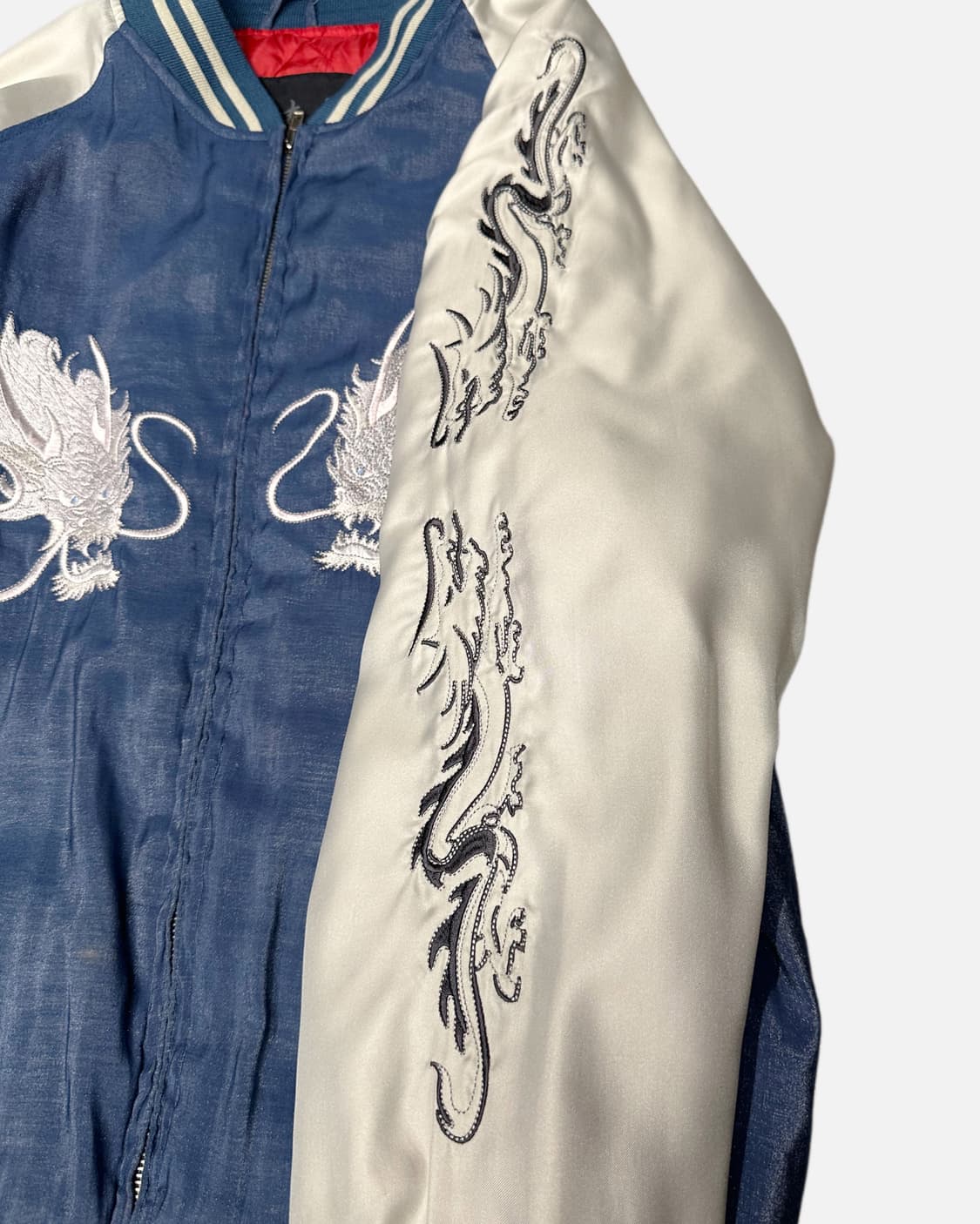 JUGUEMM dragon embroidery blue sukajan 상품이미지4