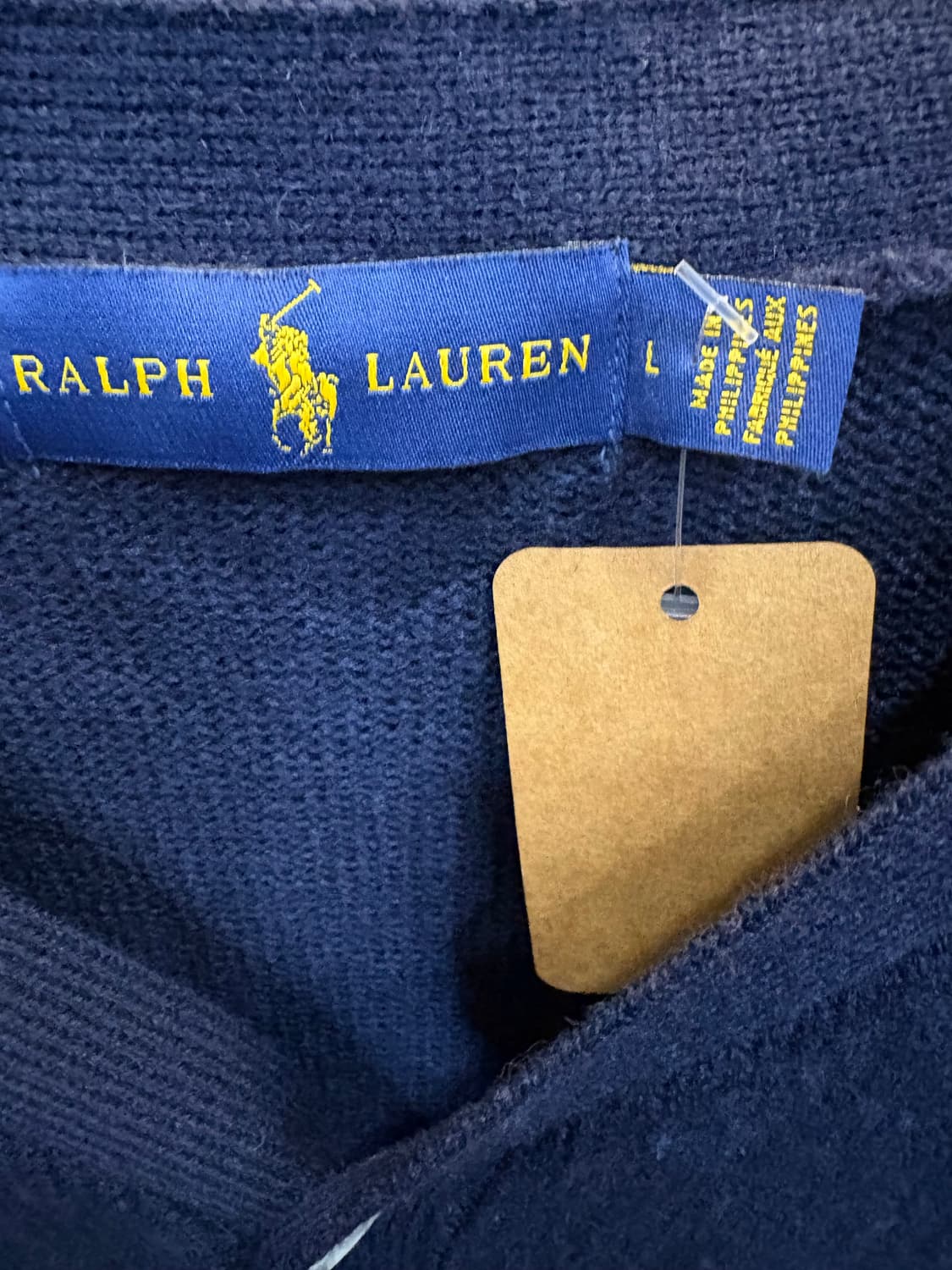 폴로 랄프로렌 네이비 가디건 L사이즈 상품이미지4