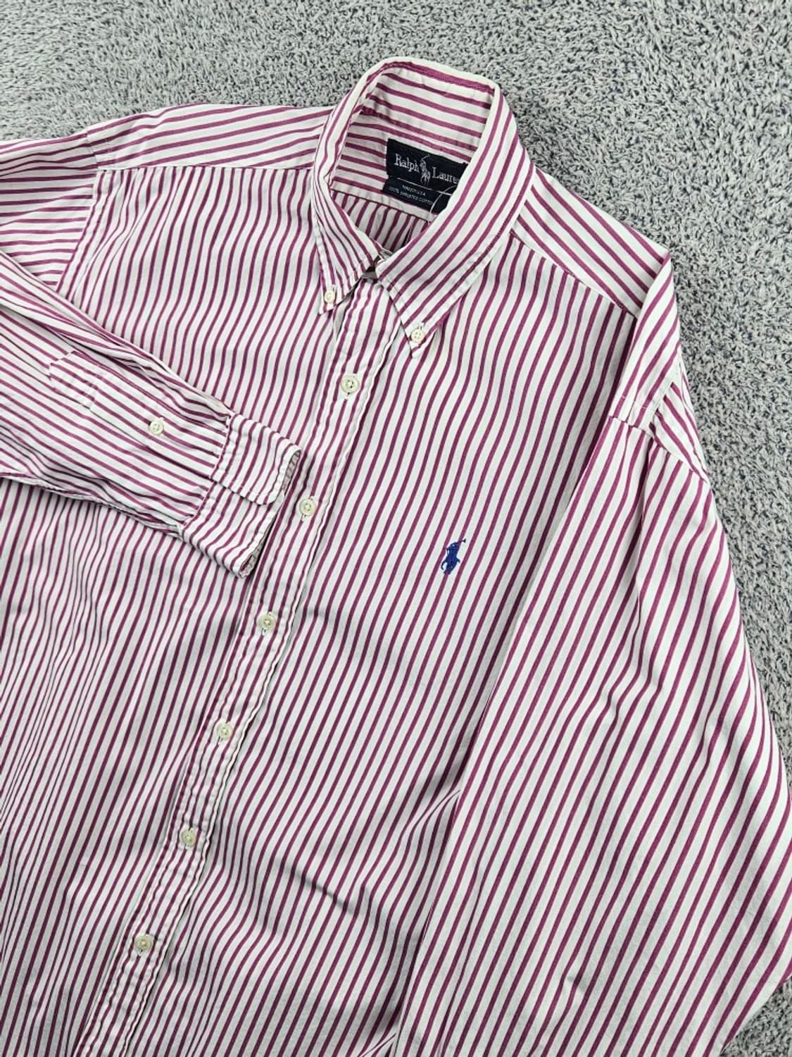 USA 폴로랄프로렌 스트라이프 패턴 셔츠 ( M ) / 11038 상품이미지6