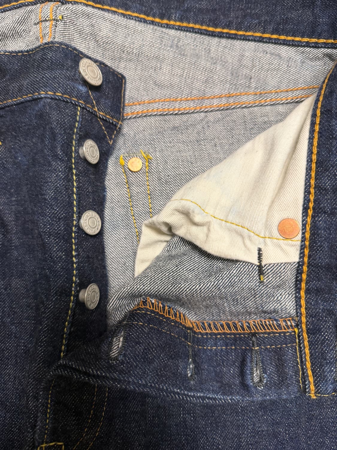 fullcount 풀카운트 1101 원워시 데님 인디고 상품이미지3