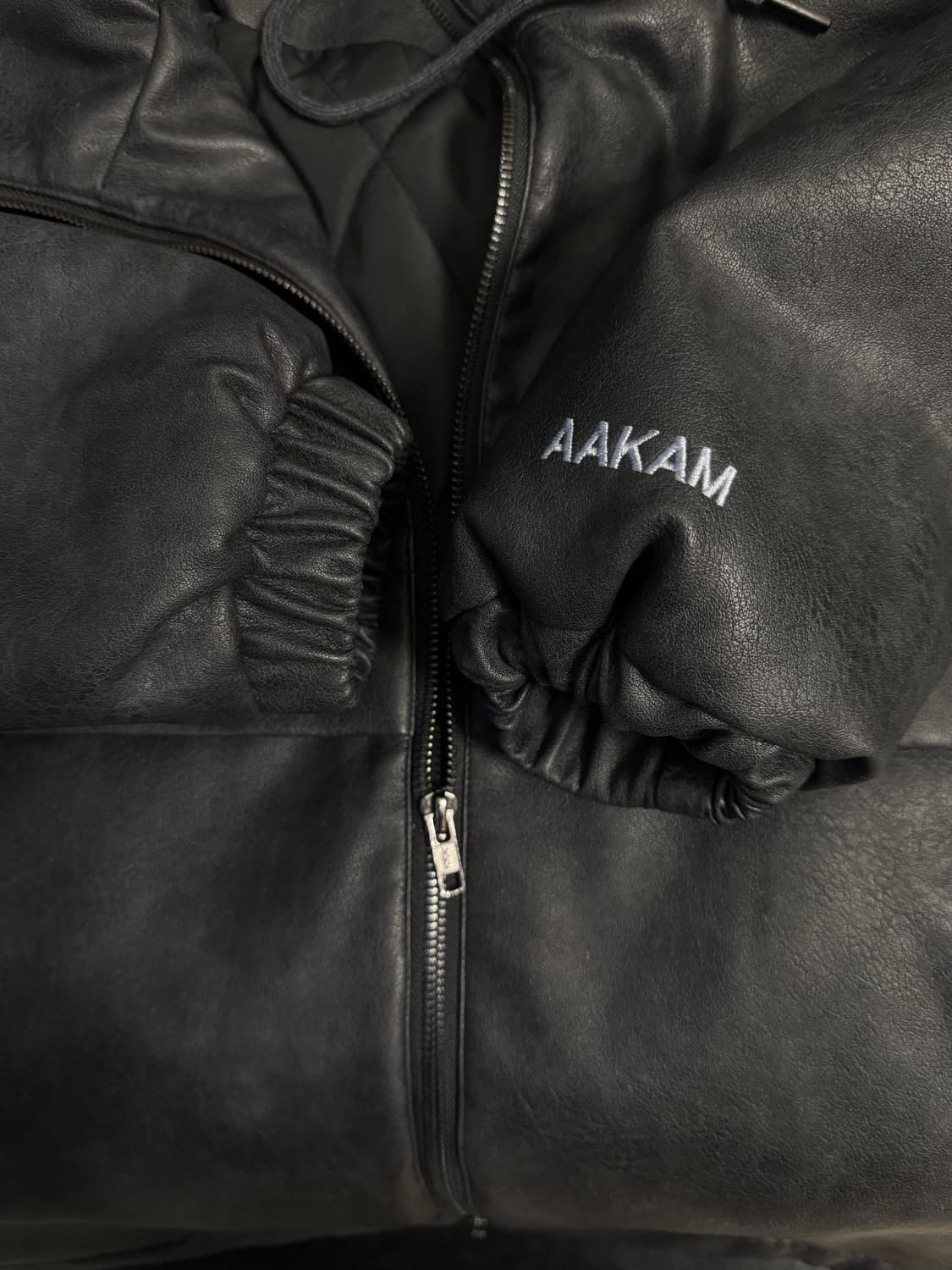 아캄 akam 푸퍼 레더 후드자켓 상품이미지5