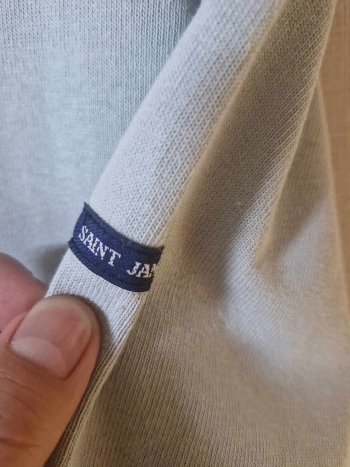 여성 세인트제임스 길도 엘보우패치 티셔츠 민트 SM사이즈 상품이미지4