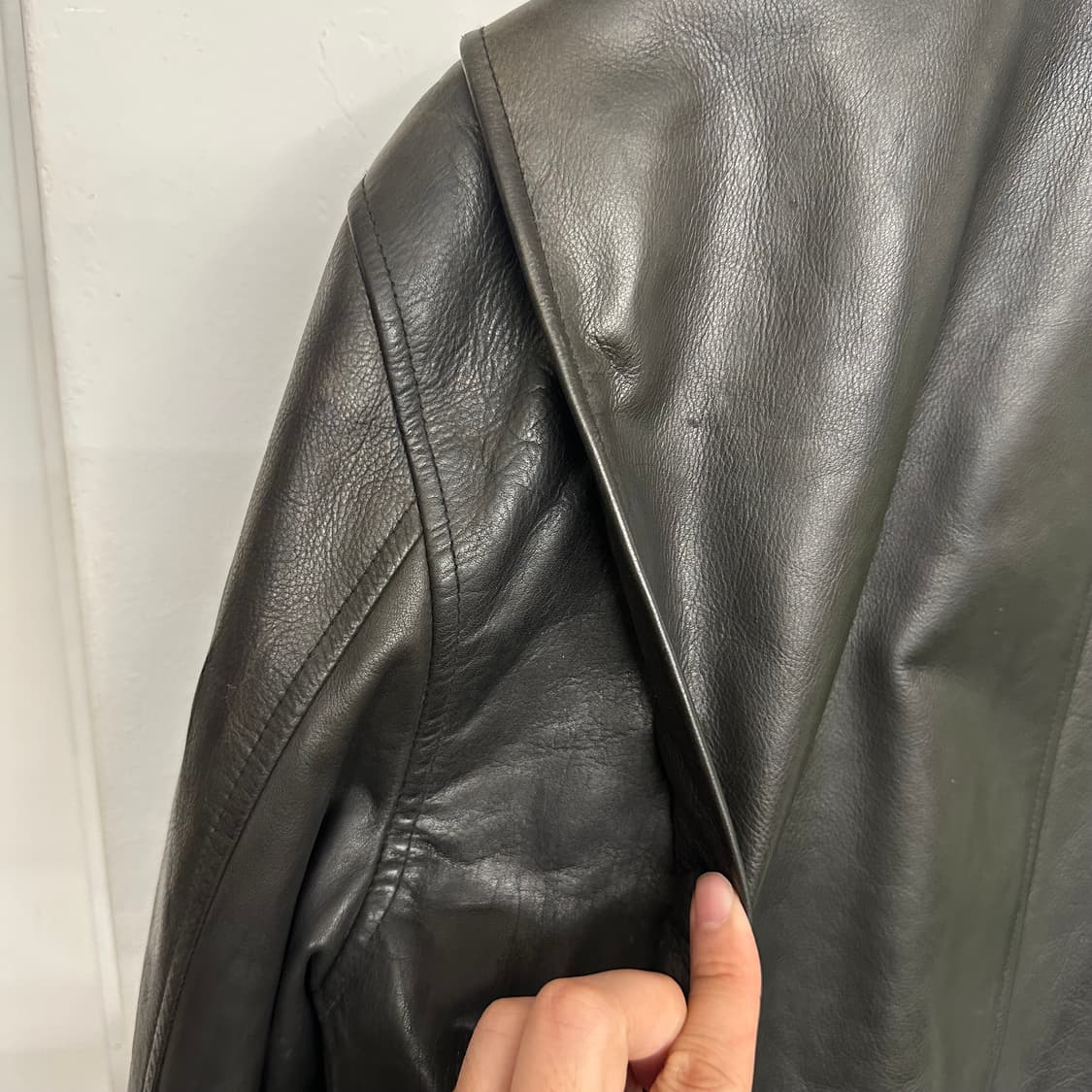두산 폴로 카우레더 카코트 상품이미지9
