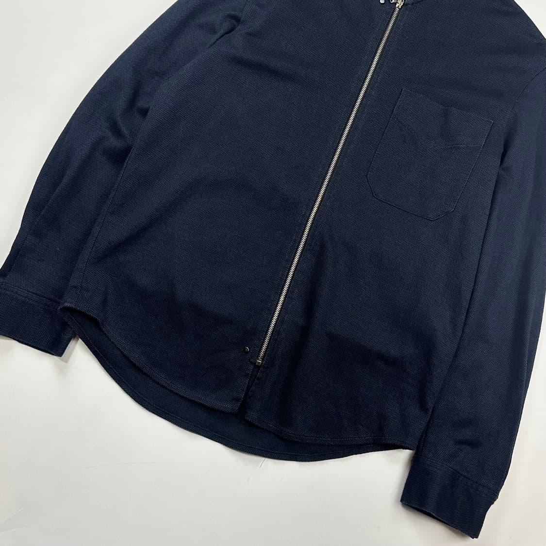 솔리드옴므 린넨 매쉬 집업 자켓 상품이미지3