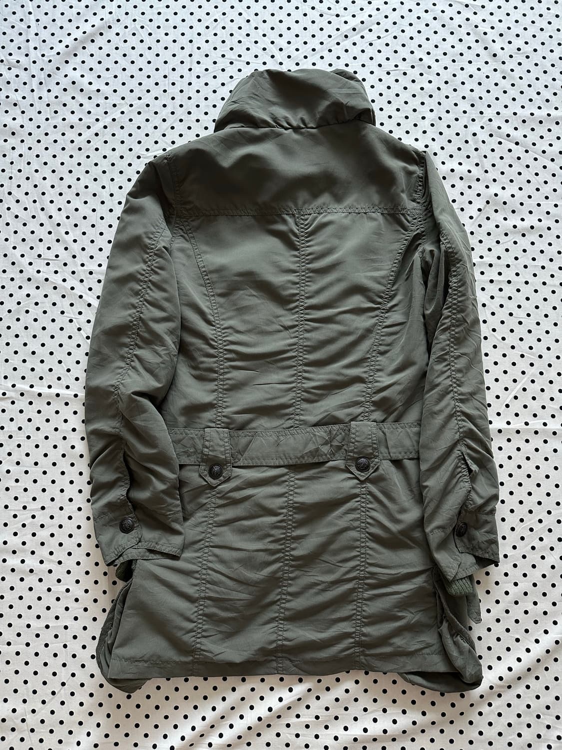 jpn 카키 니트디테일 포켓 야상자켓  상품이미지4