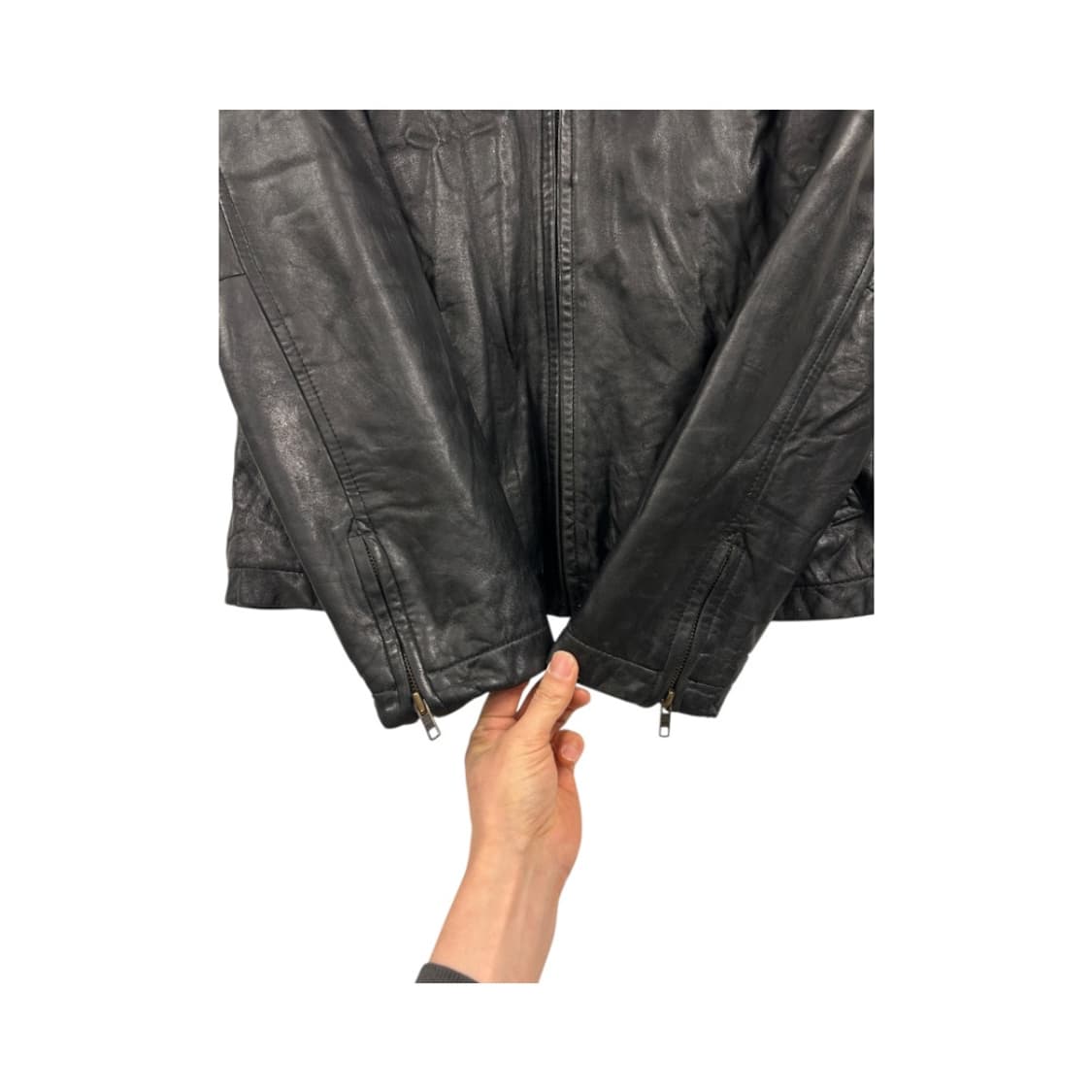 (L) 리바이스 90s 램스킨 레더 자켓 OJ-P-- 상품이미지4