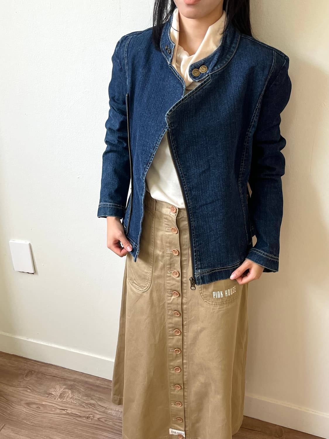 90’s JORDACHE 데님 라이더 자켓 상품이미지7