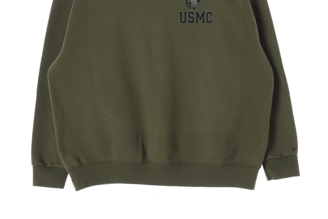 빈티지 USMC 미해병대 로고 스웻셔츠 L 상품이미지4