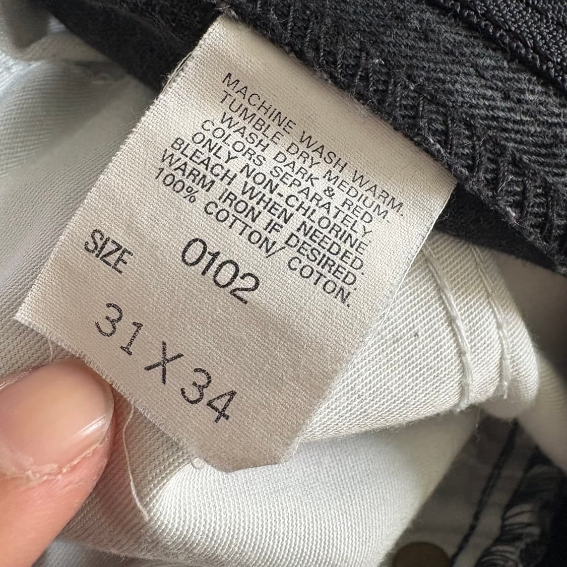 lee 0102 흑청 세미부츠컷  플레어 데님팬츠 31 리바이스 517 상품이미지8