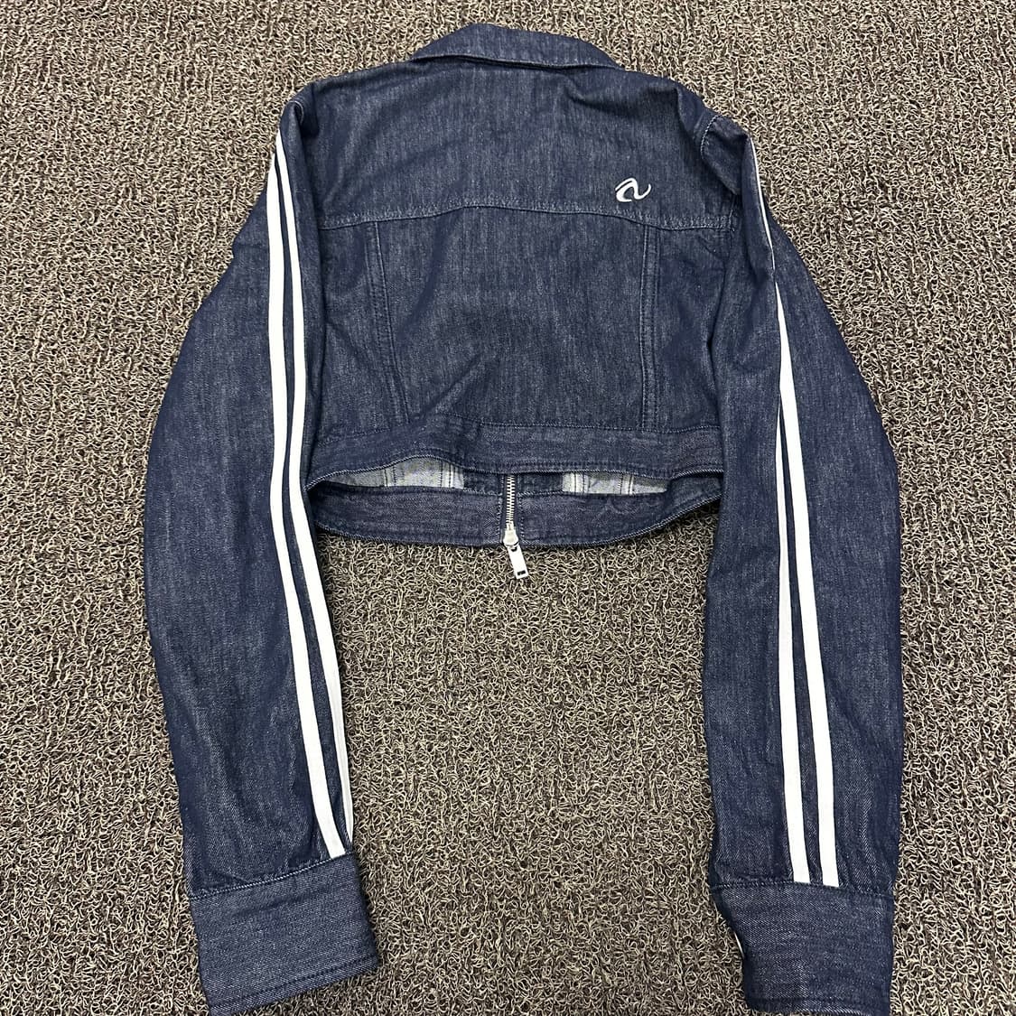 NERDY 널디 여성 크롭 데님 청자켓 XS 상품이미지6