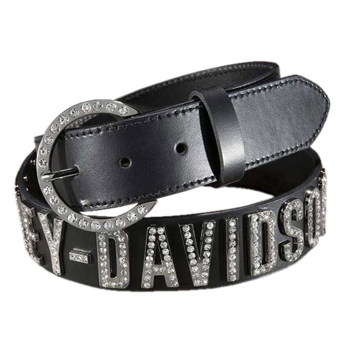 Harley Davidson 할리데이비슨 크리스탈 레더 벨트 상품이미지1