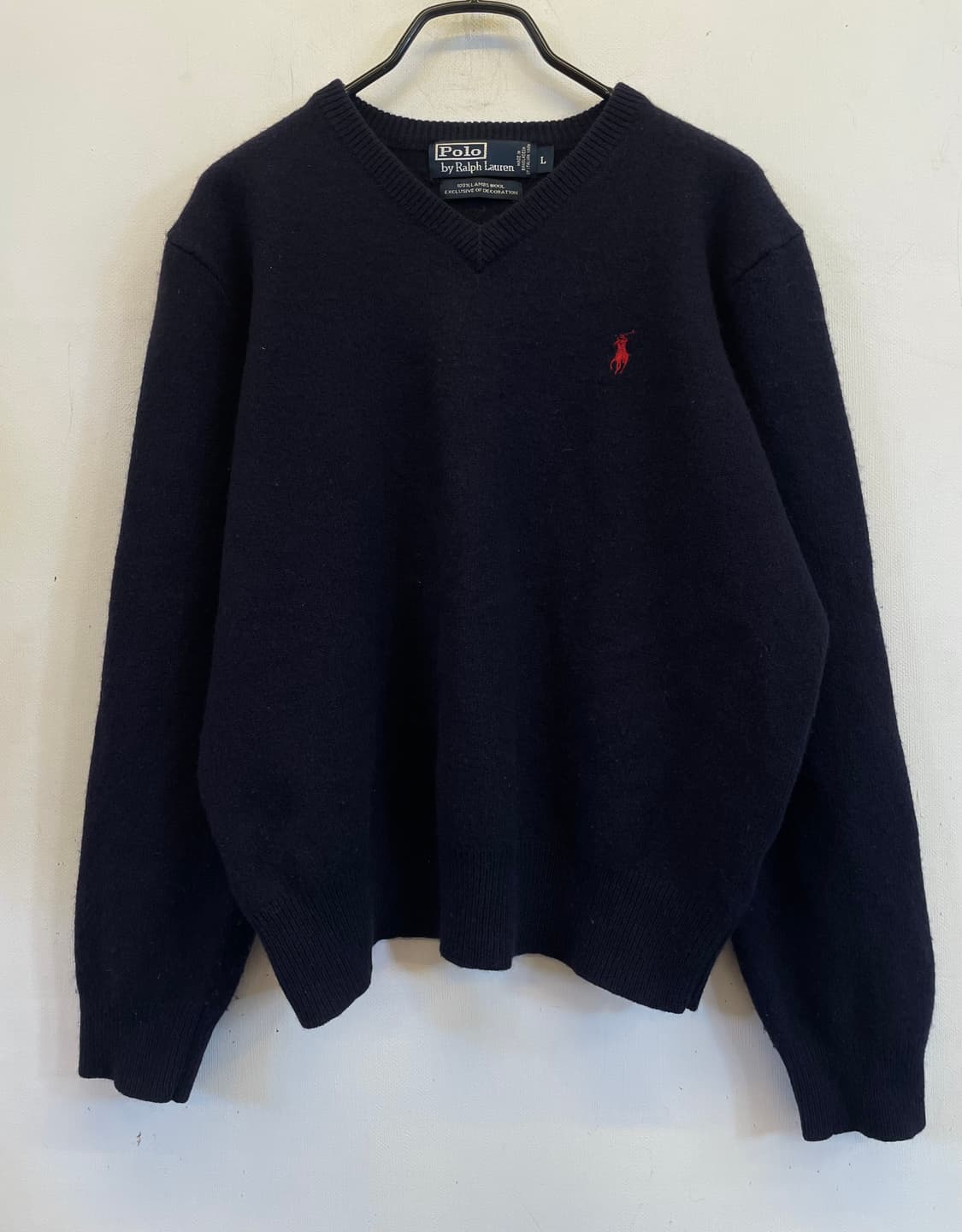 정품 폴로랄프로렌 램스울100% 니트 L:) 상품이미지1