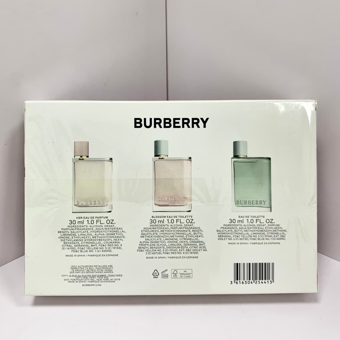 버버리 향수 30ml 3종 선물 세트 상품이미지2