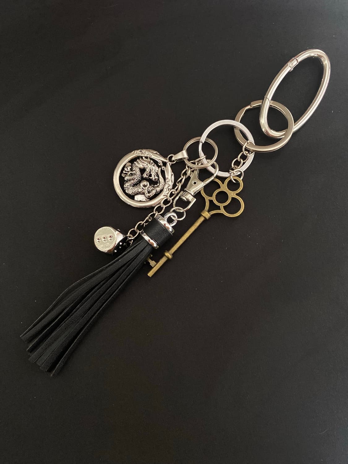 빈티지 드레곤 코인 키링 상품이미지1