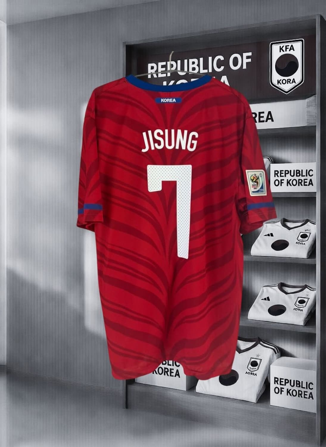 2010 남아공월드컵 대한민국 홈 박지성 유니폼 상품이미지1