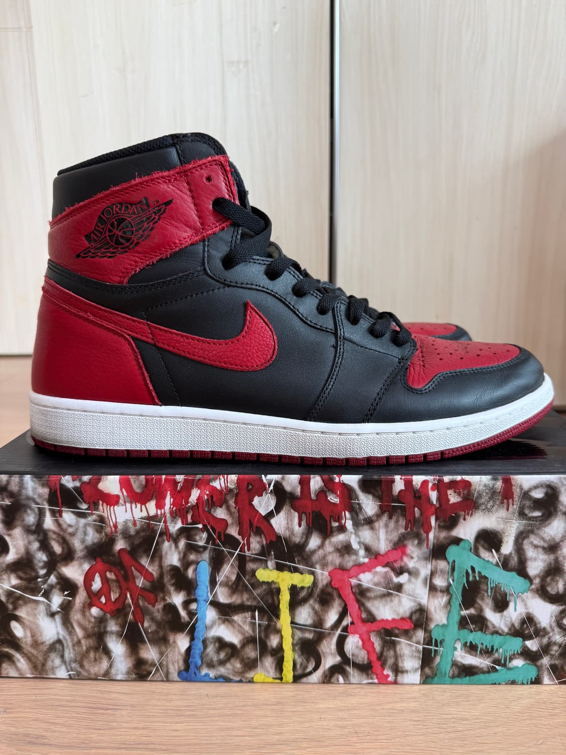 [320] 나이키 에어 조던1 레트로 하이 OG 브레드 밴드 2016 상품이미지4