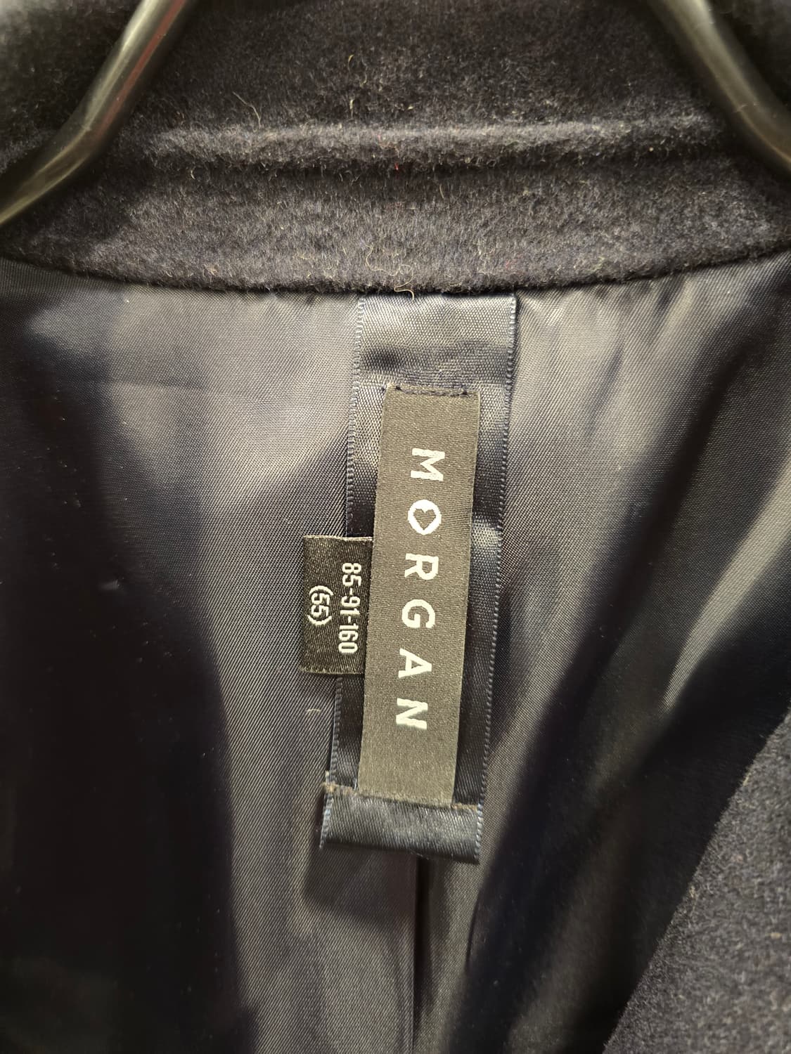 모르간 핸드메이드 네이비 숏 코트 55~66 상품이미지7