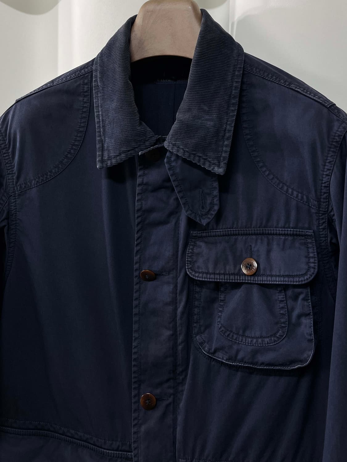 폴로 랄프로렌 퍼플네이비 hbt 모호크 코듀로이 헌팅 필드자켓 상품이미지4