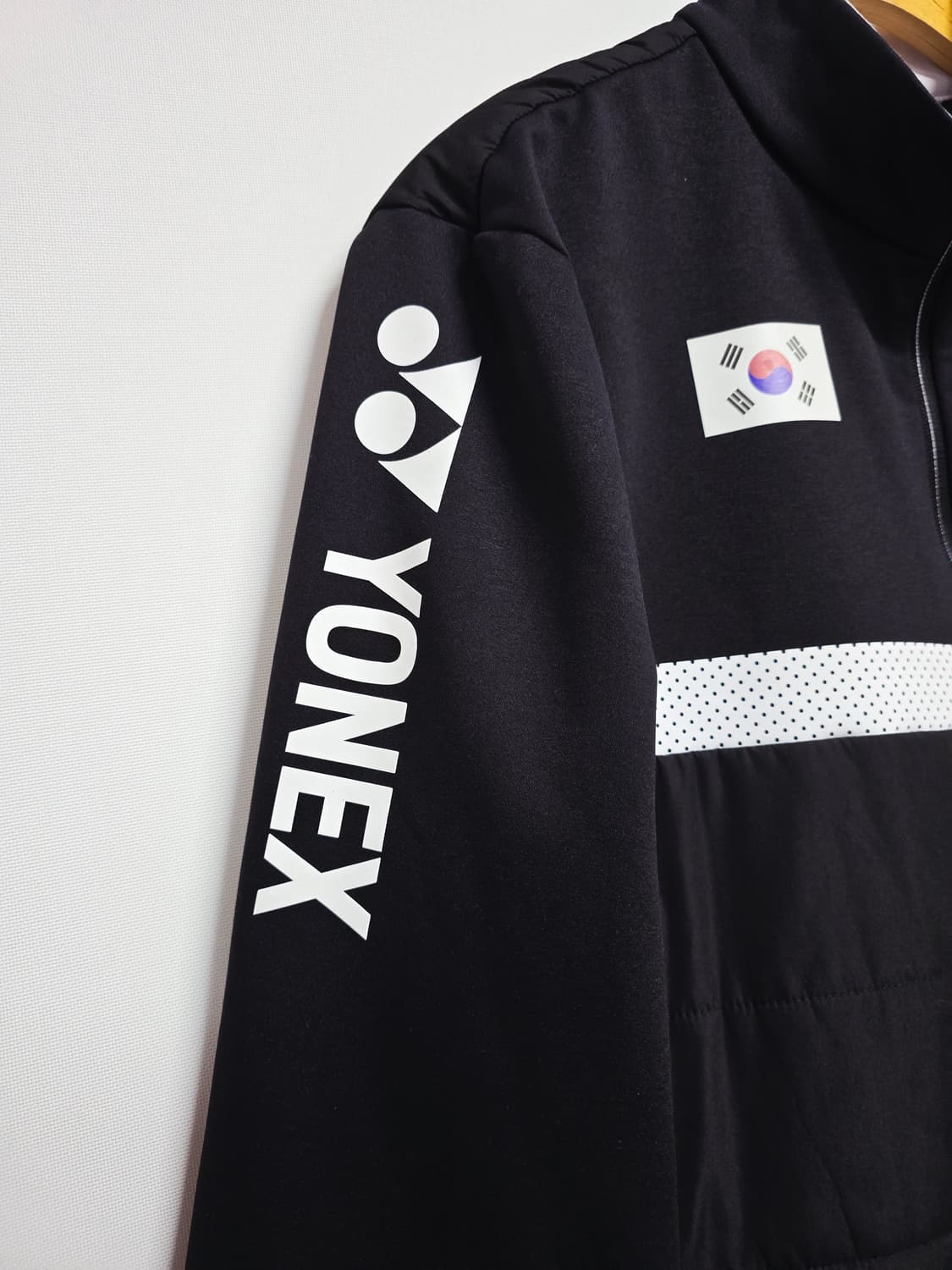 요넥스 대한민국 국가대표팀 블랙 바람막이 집업 상품이미지3