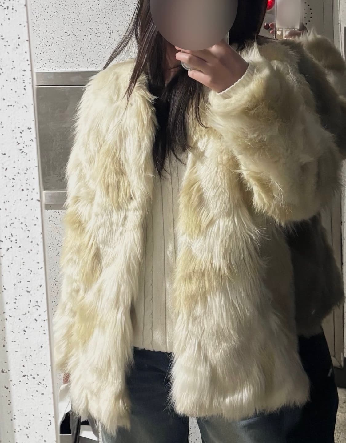 빈티지 페이크 퍼 자켓 상품이미지3