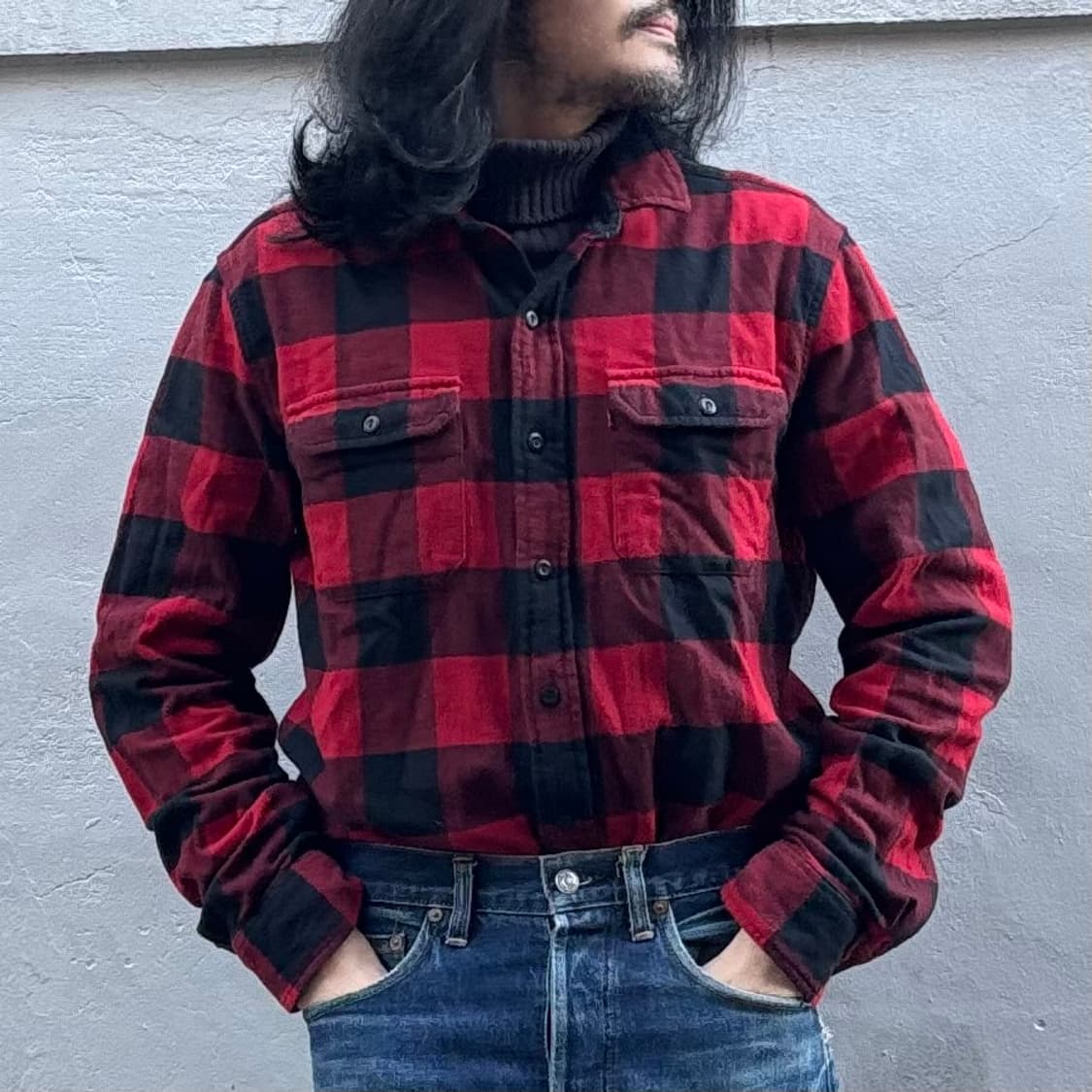 리바이스 버팔로 체크 셔츠 상품이미지8