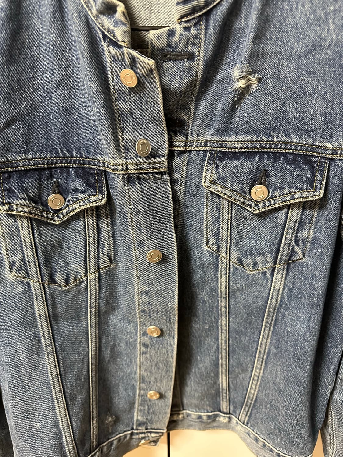 U넥 청자켓 m 상품이미지3