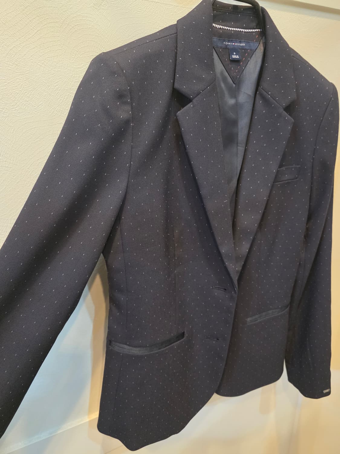 타미힐피거 네이비 도트 여성 자켓 0 상품이미지3