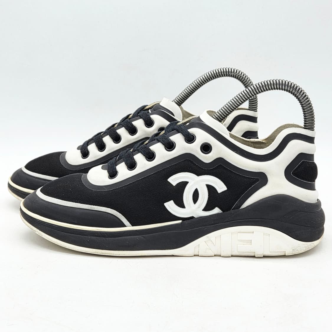 샤넬 우먼스 CC로고 트레이너 스니커즈 G34763 (37) 상품이미지1