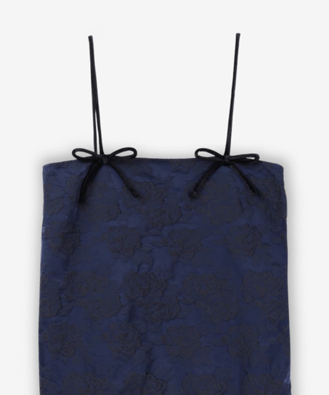 GANNI 보타니컬 자카드 스트랩 미디 원피스 상품이미지5