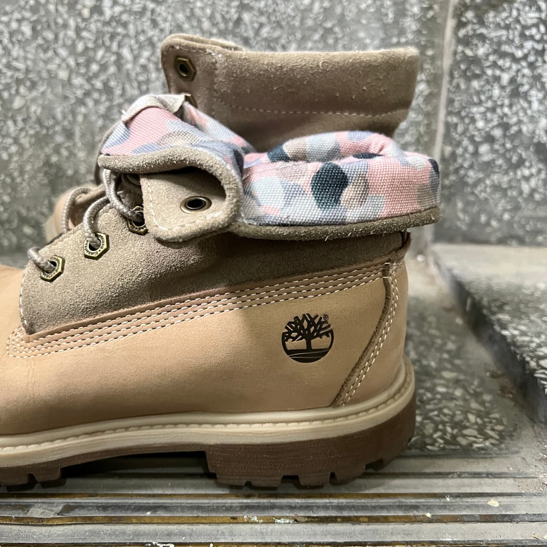 팀버랜드 롤탑 베이지 부츠 상품이미지1
