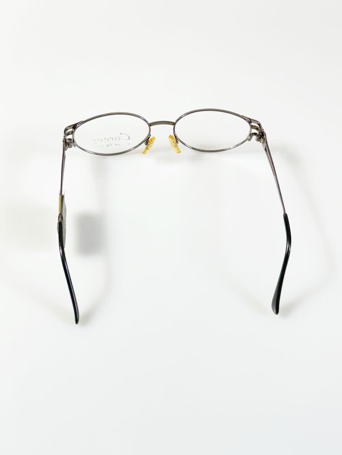 90s CAREER 건메탈 슬림 오벌 프레임 빈티지 안경 상품이미지5