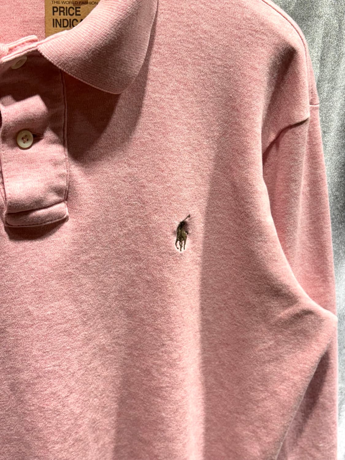 M 폴로랄프로렌 핑크 카라 롱슬리브 상품이미지4