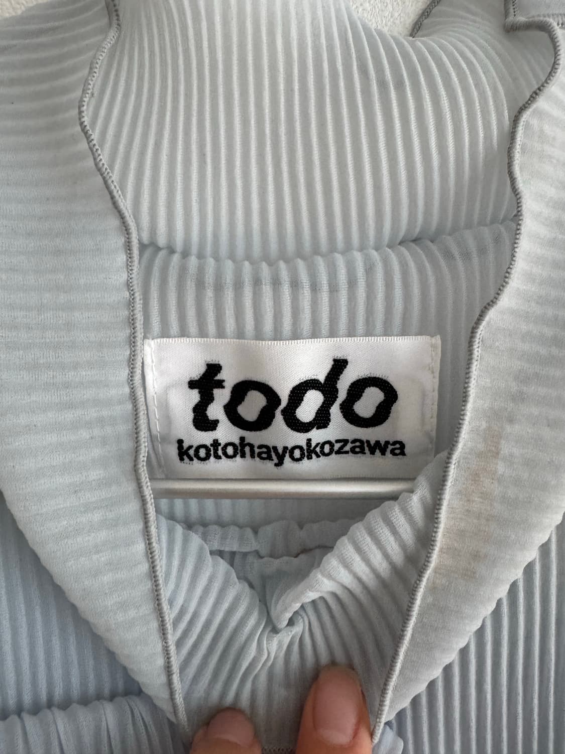 kotohayokozawa todo 플리츠 시스루 원피스 상품이미지2