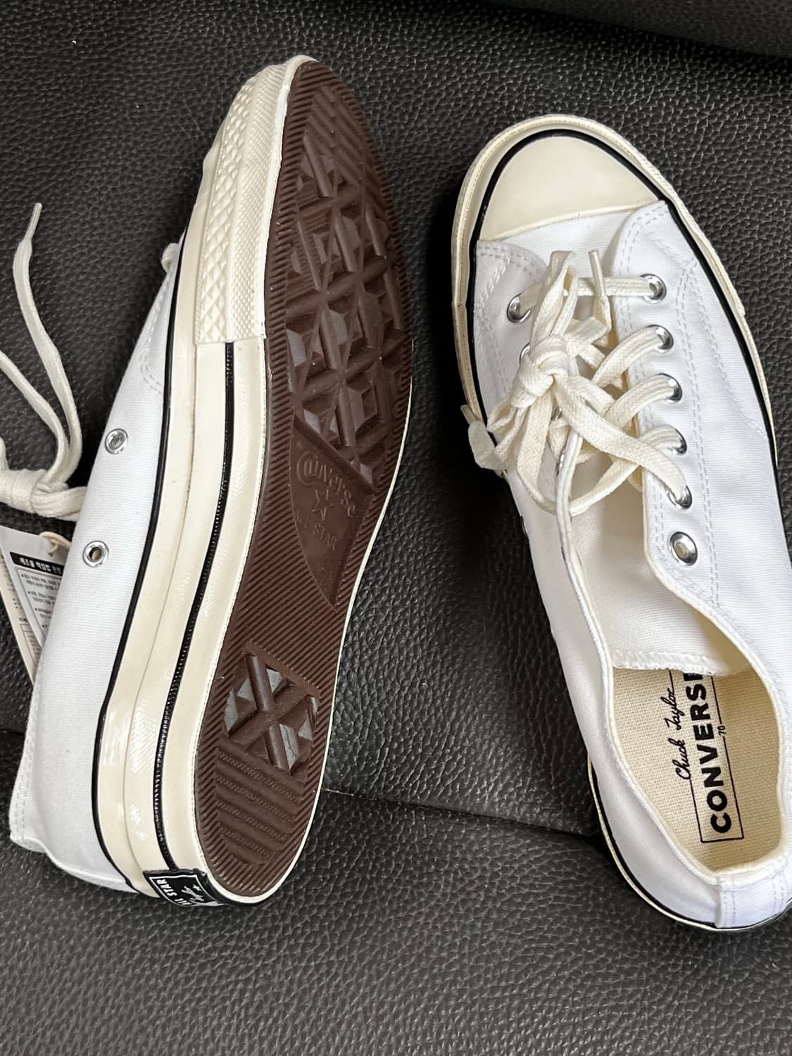 컨버스 척 70 로우 빈티지 화이트 상품이미지3