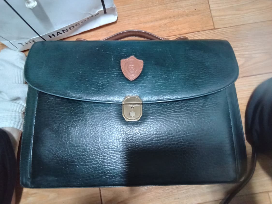 에스콰이아 클라식 브리프 케이스, 하드 레더 가방 상품이미지1