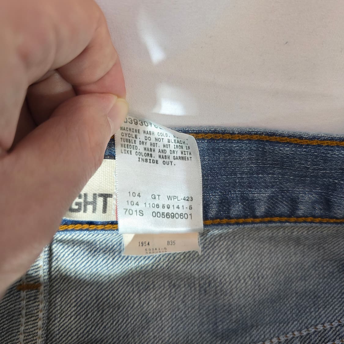 [W34L32]00s 리바이스 LEVIS 569 루즈스트레이트핏 데님팬츠 상품이미지5