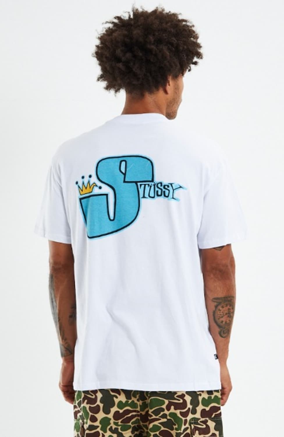 L/ 스투시 팻 S 라운드 반팔 상품이미지2