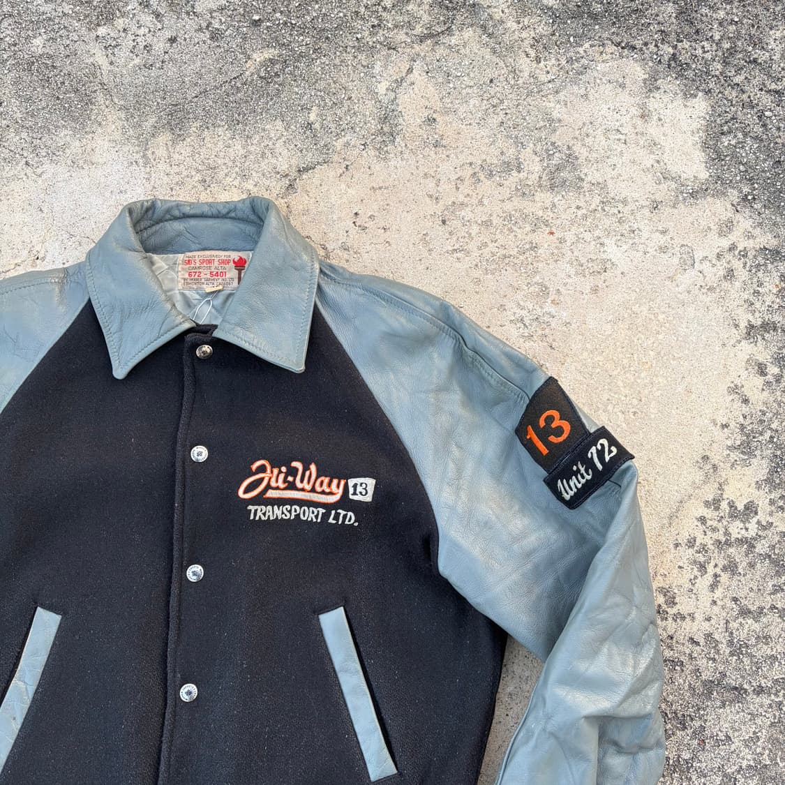 70s CANADA 빈티지 울 바시티 자켓 S 상품이미지2